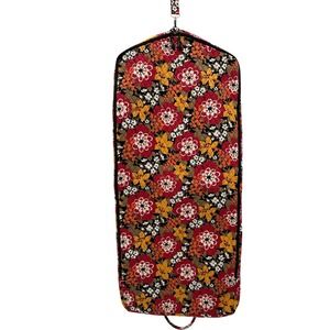 Vera‎ Bradley Quilted Garment Suit Travel Bag Floral Bittersweet Print Pattern